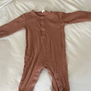 Quincy Mae Warm Brown Kids Footie